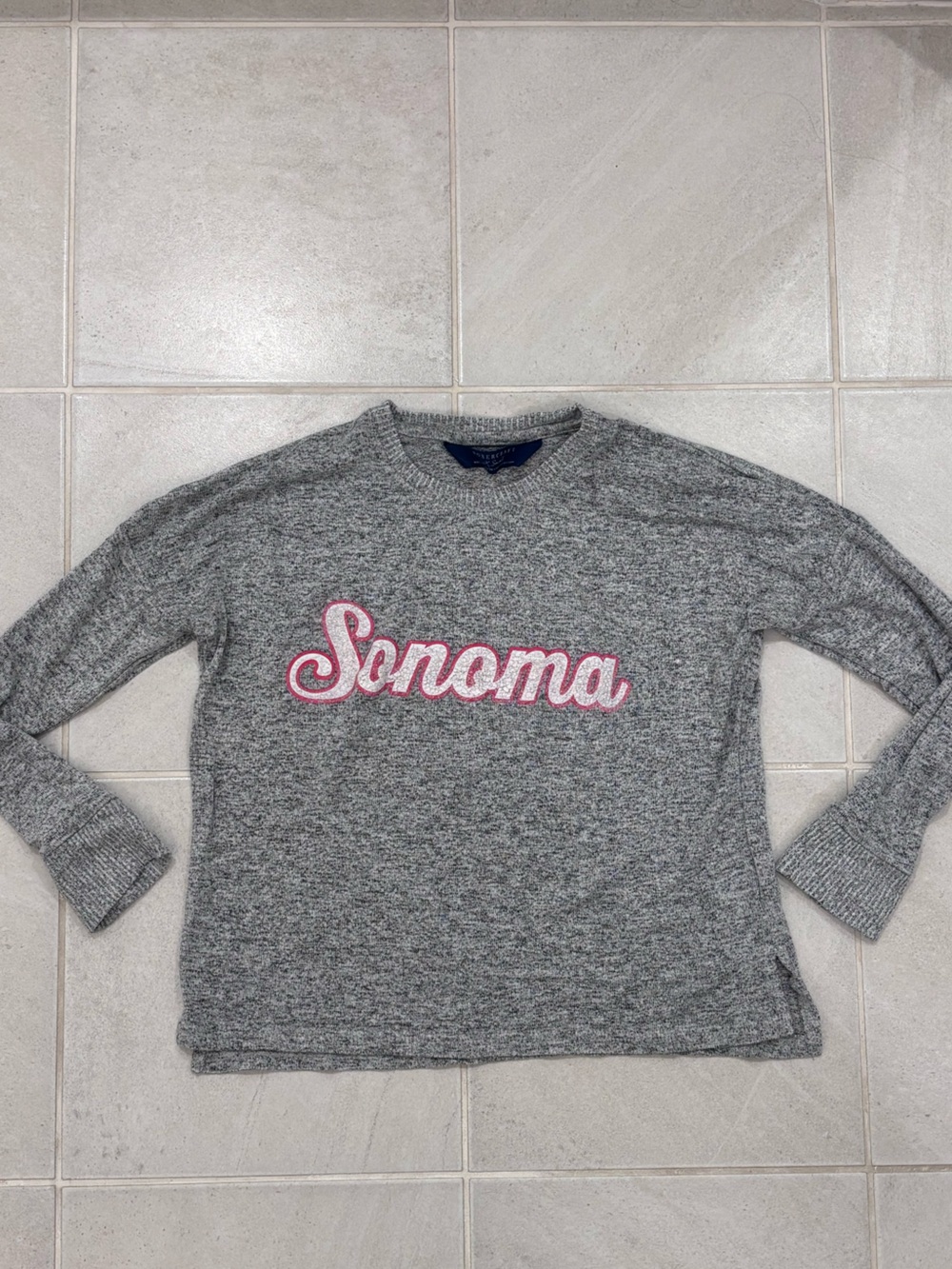 Sonoma, CA, boxercraft Ultra Soft Heather Gray Sweatshirt